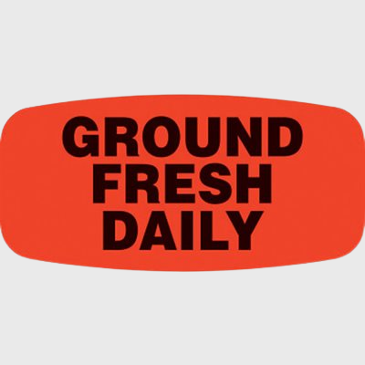Beef Label Ground Fresh Daily - 1,000/Roll