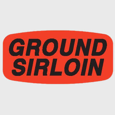 Beef Label Ground Sirloin - 1,000/Roll