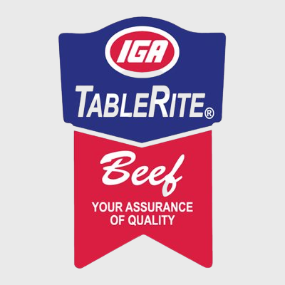 Beef Label IGA TableRite Beef - 500/Roll