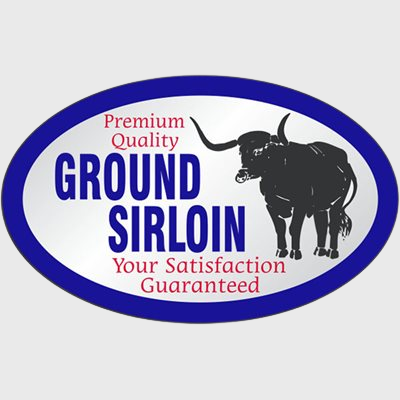 Beef Label Premium Quality Ground Sirloin - 500/Roll