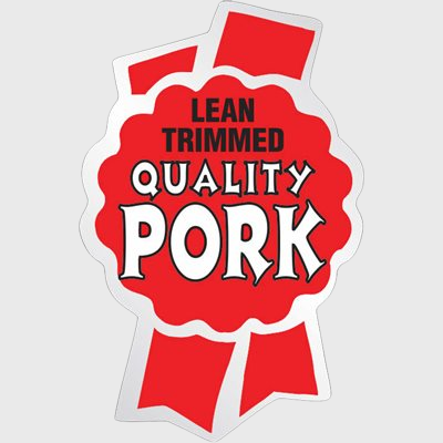 Pork Label Lean Trim Quality Pork - 500/Roll