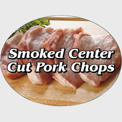 Pork Label Smoked Center Cut Pork Chops - 250/Roll