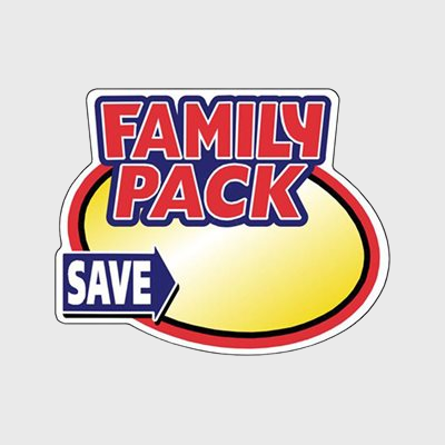 Coupon And Discount Label Family Pack Write In - 500/Roll