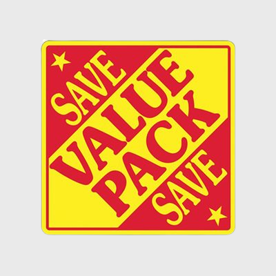 Coupon And Discount Label Save - Value Pack - Save - 1,000/Roll