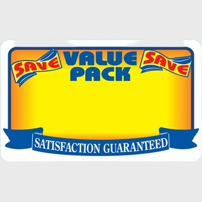 Coupon And Discount Label Value Pack Blank - 500/Roll