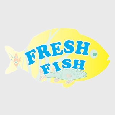 Seafood Label Fresh Fish - 250/Roll