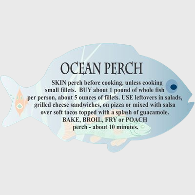 Seafood Label Ocean Perch - 250/Roll