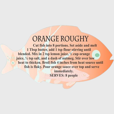 Seafood Label Orange Roughy - 250/Roll