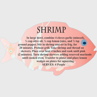 Seafood Label Shrimp - 250/Roll
