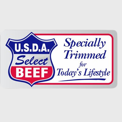 USDA Select Beef Specially Label - 1,000/Roll