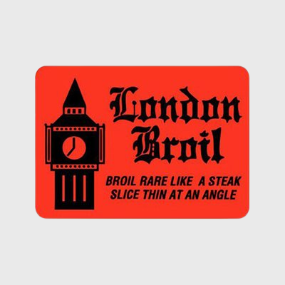 Specialty Meat Label London Broil With Picture - 1,000/Roll