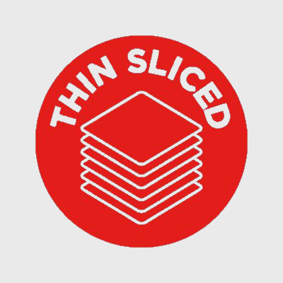 Specialty Meat Label Thin Sliced Icon -  1,000/Roll