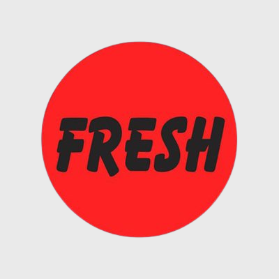 Dietary Label Fresh Bullseye - 1,000/Roll