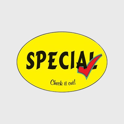 Promotional Specialty Label Special Check it Out - 500/Roll