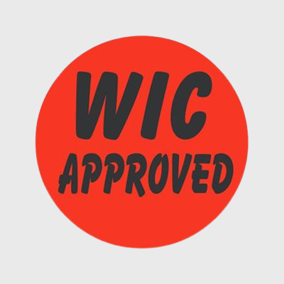 Promotional Specialty Label WIC Approved Bullseye Label - 1,000/Roll