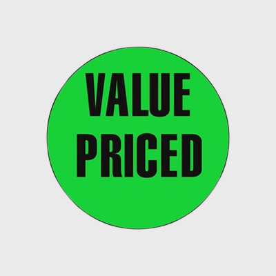 Coupon And Discount Label Value Price - 1,000/Roll