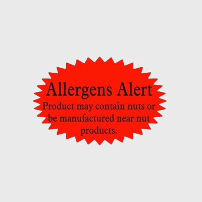 Food Allergen Label Allergens Alert May Contain Nuts  - 500/Roll