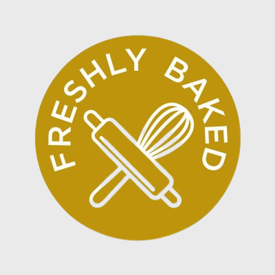 Specialty Bakery Label Freshly Baked Icon - ﻿1,000/Roll