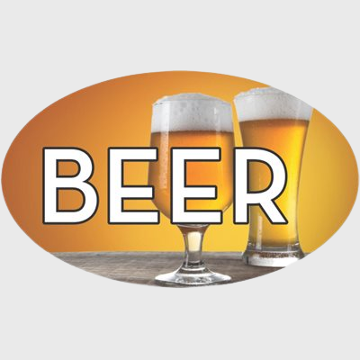 Standard Flavor Label Beer - 500/Roll