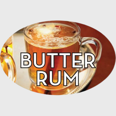 Standard Flavor Label Butter Rum - 500/Roll