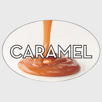 Standard Flavor Label Caramel - 500/Roll