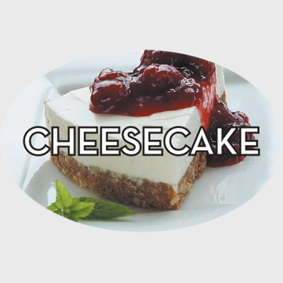 Standard Flavor Label Cheesecake - 500/Roll