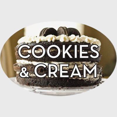 Standard Flavor Label Cookies & Cream -  500/Roll