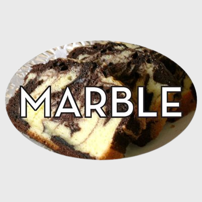 Standard Flavor Label Marble - 500/Roll