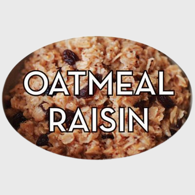 Standard Flavor Label Oatmeal Raisin - 500/Roll