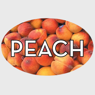 Standard Flavor Label Peach - 500/Roll