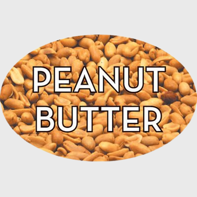 Standard Flavor Label Peanut Butter - 500/Roll