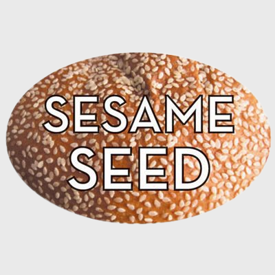 Standard Flavor Label Sesame Seed - 500/Roll