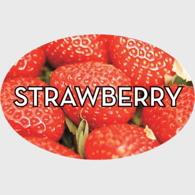 Standard Flavor Label Strawberry  - 500/Roll