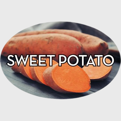 Standard Flavor Label Sweet Potato - 500/Roll