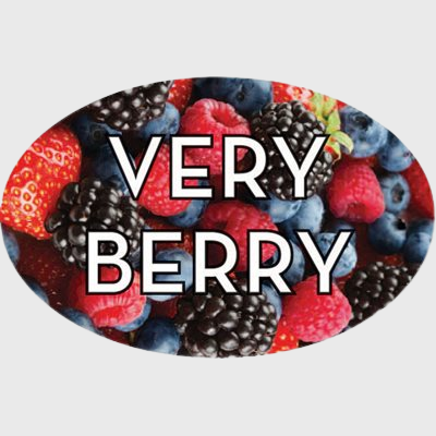 Standard Flavor Label Very Berry - 500/Roll
