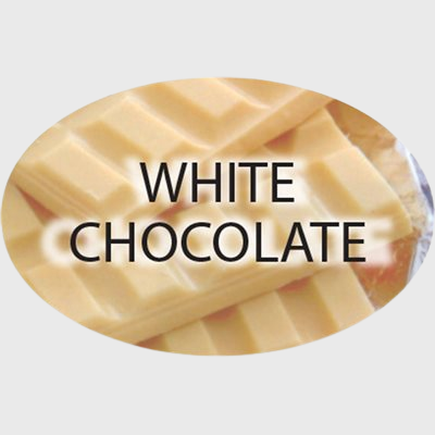Standard Flavor Label White Chocolate - 500/Roll