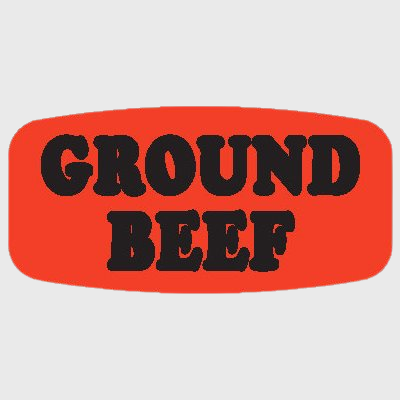 Beef Label Ground Beef - 1,000/Roll