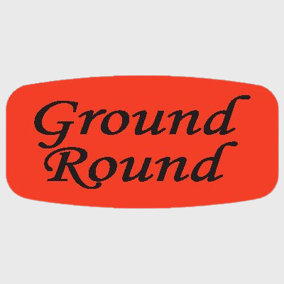 Beef Label Ground Round - 1,000/Roll