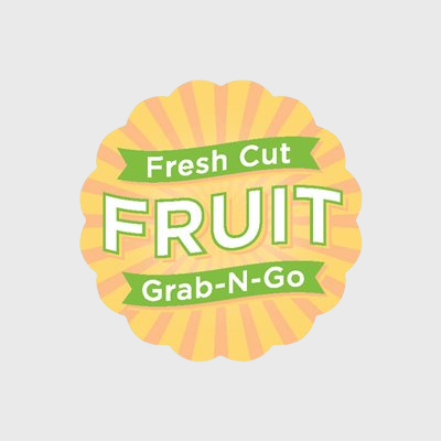 Fresh Cut Grab-N-Go Fruit Label - 500/Roll