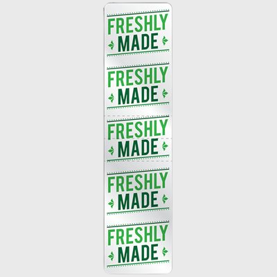 Grab & Go Label Freshly Made - 500/Roll