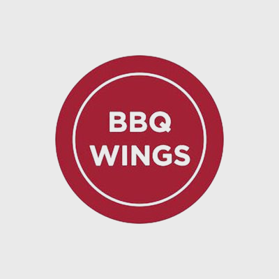 Meat And Seafood Label BBQ Wings Icon - 1000/Roll