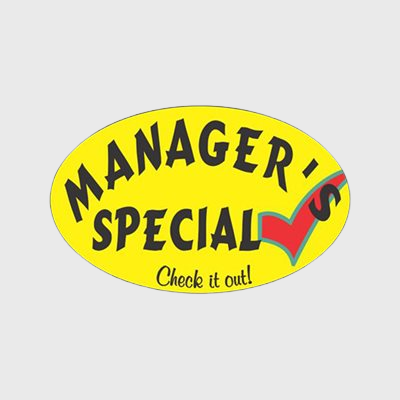 Promotional Specialty Label Manager's Special Check it Out - 500/Roll