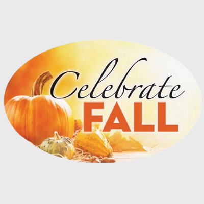 Seasonal Label Celebrate Fall - 500/Roll