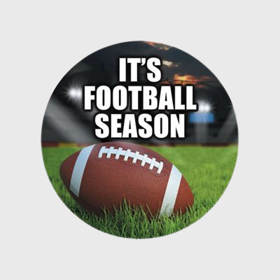 Seasonal Label It's Football Season - 500/Roll