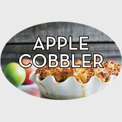Standard Flavor Label Apple Cobbler - 500/Roll