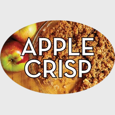 Standard Flavor Label Apple Crisp - 500/Roll