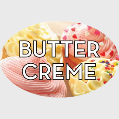 Standard Flavor Label Butter Crème- 500/Roll