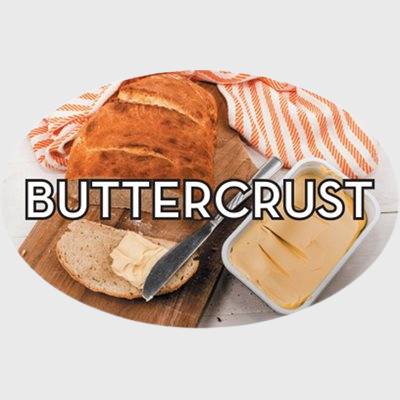 Standard Flavor Label Buttercrust - 500/Roll