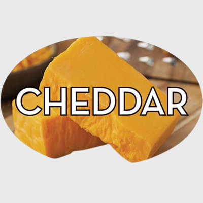 Standard Flavor Label Cheddar - 500/Roll