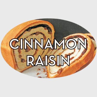 Standard Flavor Label Cinnamon Raisin - 500/Roll